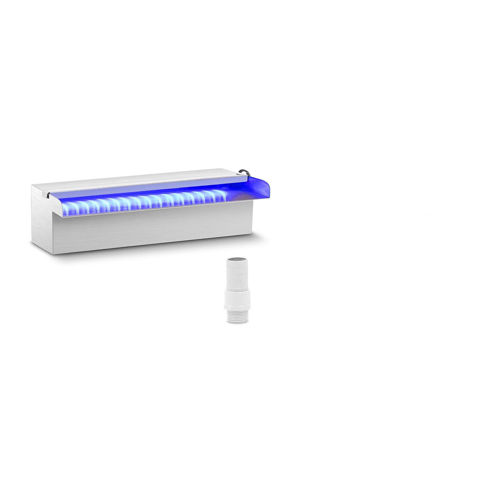 Ντους υπερχείλισης - 30 cm - Φωτισμός LED - Μπλε / Λευκό