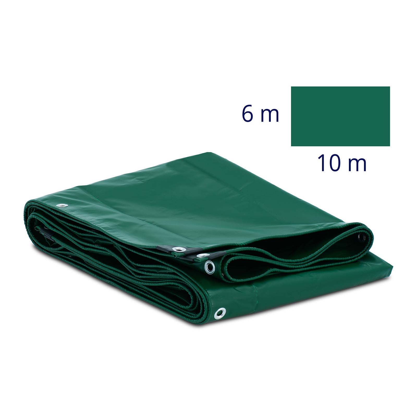Αδιάβροχο - με οπές - 1000 x 600 cm - PVC - 650 g/m²